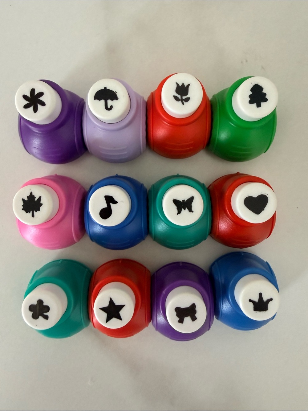 Assorted Kids Shape Punch Set - Multi Color